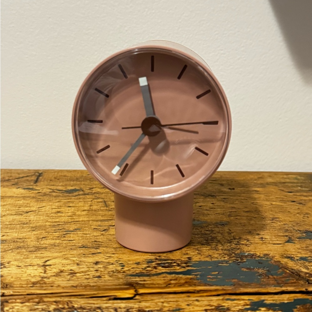 IKEA Pink Desk Clock